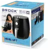 Brock AFM 3501 BK oro gruzdintuvė 3,5L 1300-1500W juoda skaitmeninė su krepšeliu