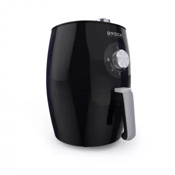 Brock AFM 3501 BK oro gruzdintuvė 3,5L 1300-1500W juoda skaitmeninė su krepšeliu