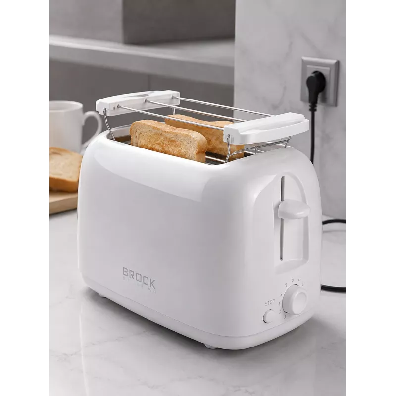 Brock BT 1008 WH 2 riekelių skrudintuvas 750W baltas