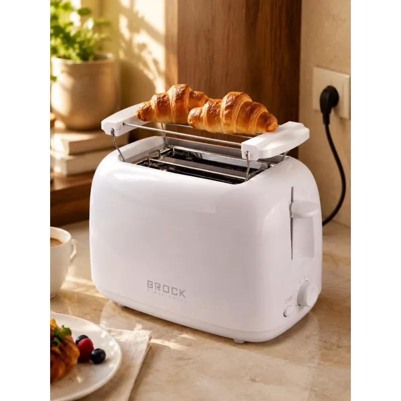 Brock BT 1008 WH 2 riekelių skrudintuvas 750W baltas