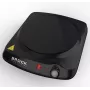 Brock HPI 3001 BK 1500W vienos zonos elektrinė kaitlentė su ketaus plokšte ir termostatu, juoda