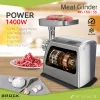 Brock MG 1601 SS mėsmalė 1400W, raudona/plieno