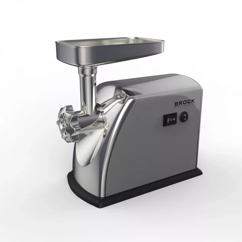 Brock MG 1601 SS mėsmalė 1400W, raudona/plieno