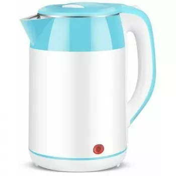 Brock WK 5521 WH elektrinis virdulys 1,8L 1500W baltas/mėlynas su 360° pagrindu