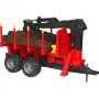 BRUDER Logging Trailer with Loading Crane 1:16 Scale