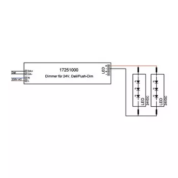 Brumberg 17251000 LED Driver DALI 80W 24V Baltas