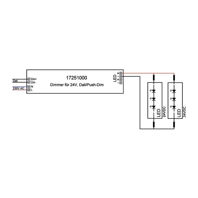 Brumberg 17251000 LED Driver DALI 80W 24V Baltas