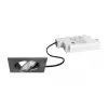 BRUMBERG 39365153 LED įleidžiamo šviestuvo rinkinys BB05 kvadratinis nikelio matinis 6W 230V faziškai reguliuojamas 3000K 450lm 38° pasukamas