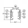 Brumberg 87162070 3-Phase Track ONETRACK DALI / Switchable, Length 2,0m White