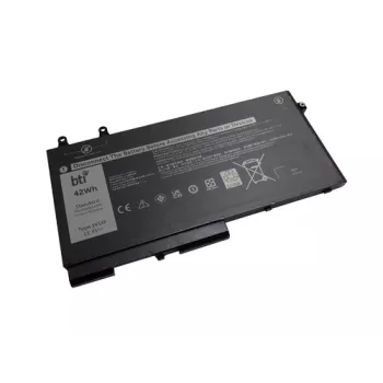 BTI 3 elementų baterija, skirta Dell Latitude 5400 - 42Wh, 11.4V, Li-Ion, OEM 1V1XF XV8CJ 27W58 7VTMN