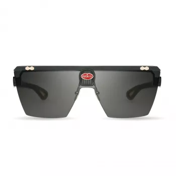 BUGATTI MAN 01A-RG Akiniai Pilot Aviator Acetate Black Grey UV400