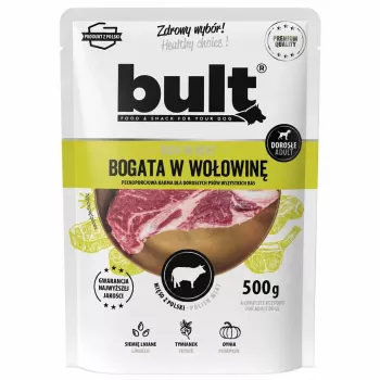 BULT Beef Pâté šlapias šunų ėdalas 500g