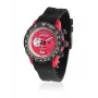 BULTACO MAN H1PR43C-CR1 43mm Vyriškas Kvarcinis Chronografinis Laikrodis Juodu Ciferblatu Odiniu Dirželiu
