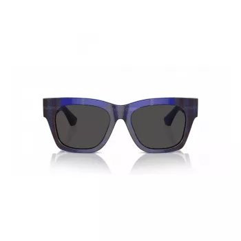 Burberry BE4424 Moteriški Akiniai nuo Saulės Tamsiai Havana Rėmelis Tamsiai Pilki Lęšiai 52/18/140 mm