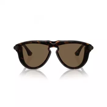 Burberry BE4427-300273 Vyriški Akiniai nuo Saulės Tamsiai Havana Rudi Kvadratiniai Acetatas 56-18-145