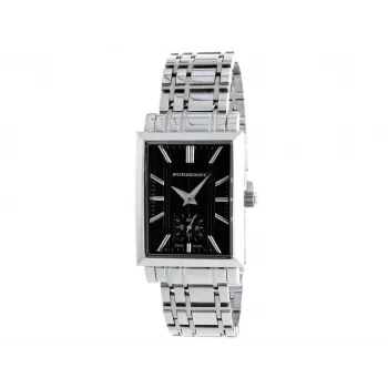 Burberry BU1321 Moteriškas Kvarcinis Laikrodis 24mm Nerūdijančio Plieno Sidabrinis Ciferblatas