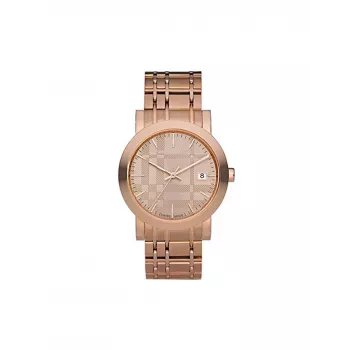 Burberry BU1864 Vyriškas laikrodis 38 mm Juoda oda