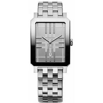 Burberry BU1900 Vyrų Kvarcinis Laikrodis 35mm Nerūdijantis Plienas Sidabrinis Ciferblatas