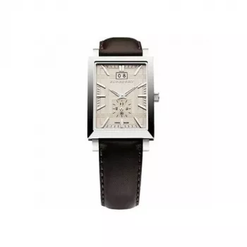 Burberry vyriškas laikrodis BU1322 38mm nerūdijantis plienas sidabrinis ciferblatas