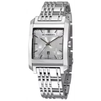 Burberry vyrų laikrodis BU1567 33mm nerūdijančio plieno sidabrinis ciferblatas