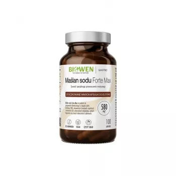 BWN BIOWEN Sodium Butyrate 580 mg – Maisto papildas žmonėms – 100 kapsulių