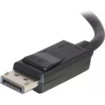 C2G 5,0 m DisplayPort kabelis su fiksatoriais, vyriškas-vyriškas, juodas 84403