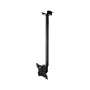CABLETECH LCD TV lubų laikiklis juodas, 32-70 colių ekranams, 50 kg, VESA iki 600x400, reguliuojamas aukštis