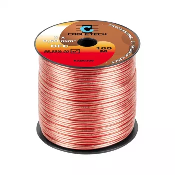 CABLETECH OFC 0.5mm garsiakalbių kabelis 100m ritėje