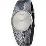 CALVIN KLEIN K5V231Q4 Moteriškas Laikrodis 39mm Kvarcinis Nerūdijantis Plienas Rožinis Auksas PVD Oda Juoda