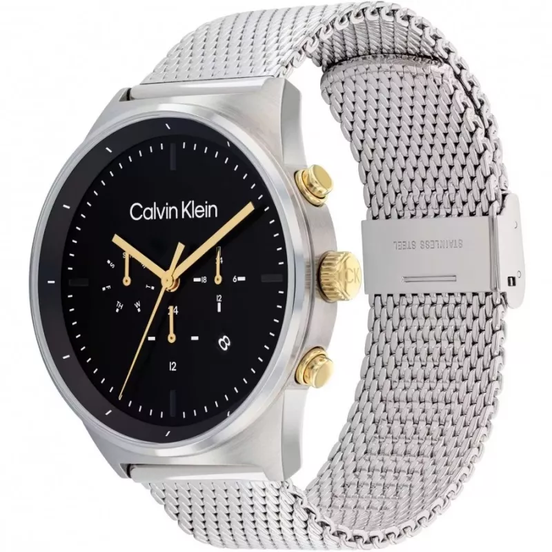 CALVIN KLEIN Vyriškas laikrodis City kolekcija 25200296 44mm nerūdijantis plienas Šveicariškas kvarcas