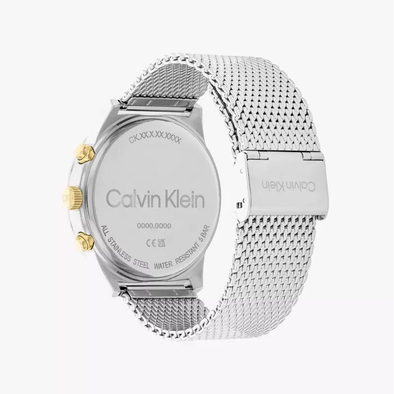 CALVIN KLEIN Vyriškas laikrodis City kolekcija 25200296 44mm nerūdijantis plienas Šveicariškas kvarcas