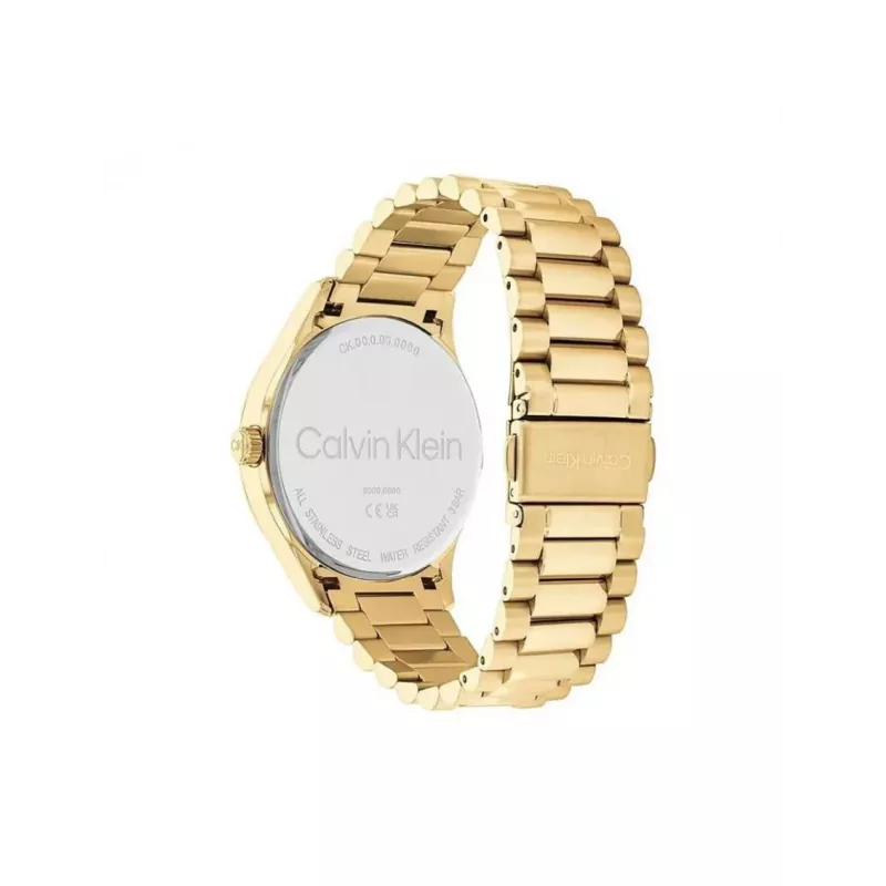 Calvin Klein vyrų laikrodis 25200229 40mm sidabrinis nerūdijantis plienas juoda oda