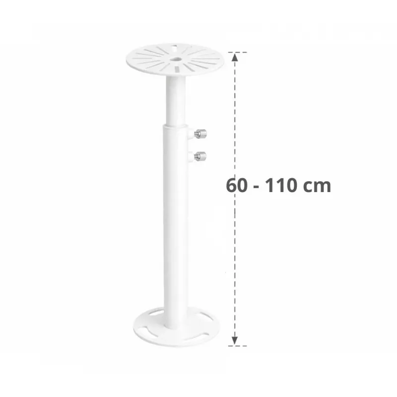 Camsafe CS20-PSO B sieninis laikiklis kupolinėms ir korpusinėms kameroms, baltas