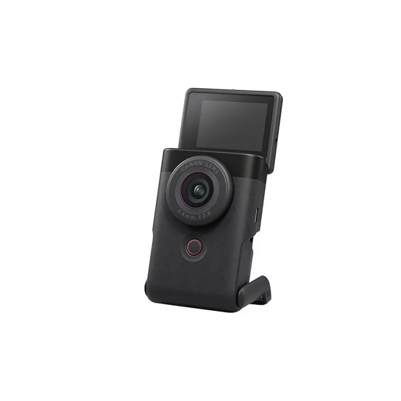 Canon PowerShot V10 juodas vlogų rinkinys 4K UHD 1 colio CMOS kamera su mini trikojės rankena