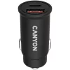 Canyon C-20B03 Belaidė optinė pelė, juoda, 800/1200/1600 DPI, USB Nano imtuvas