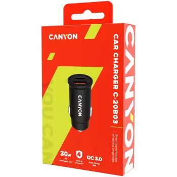 Canyon C-20B03 Belaidė optinė pelė, juoda, 800/1200/1600 DPI, USB Nano imtuvas