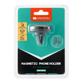 CANYON Laikiklis Automobiliui CH-2 Vėdinimo Angai Magnetinis Juodas