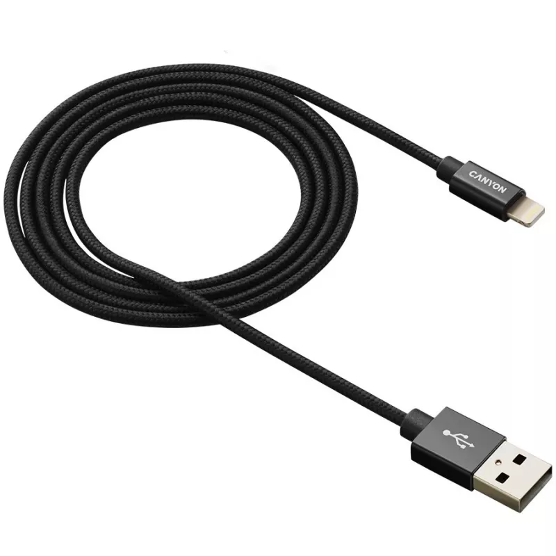 Canyon Charge & Sync MFI laidas 1m Juodas