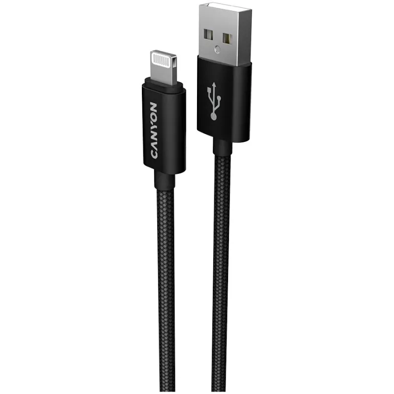 Canyon Charge & Sync MFI laidas 1m Juodas