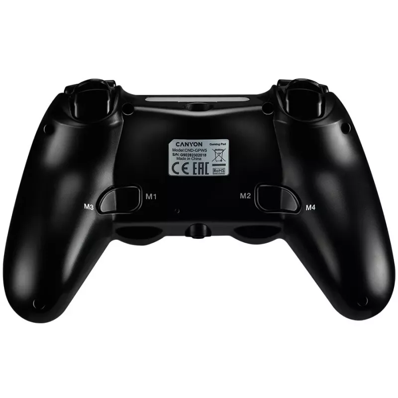 Canyon Gaming Wireless Gamepad GP-W5 su jutikliniu skydeliu PS4 juodas