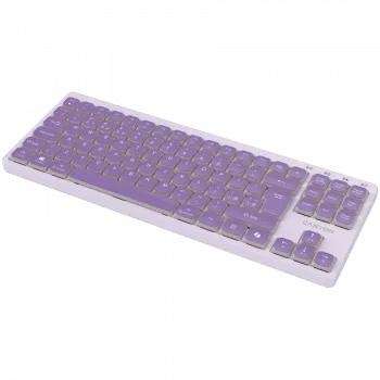 CANYON klaviatūra OnType 10 Low Profile EN Wired Violet
