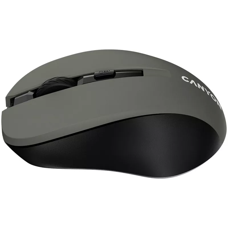 CANYON MW-1 belaidė optinė pelė - 2.4 GHz, 1600 DPI, pilka