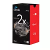 Cardo FRC2X103 Motociklo Bluetooth Intercom 2 Kanalai 800 m Juoda