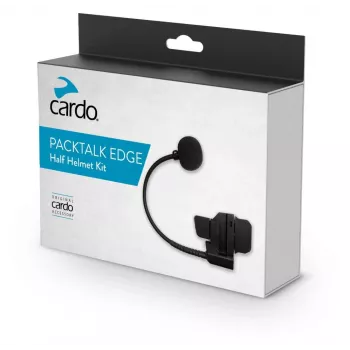 Cardo PT Edge Half Helmet Kit – JBL garsiakalbiai ir boom mikrofonas, skirtas Packtalk Edge