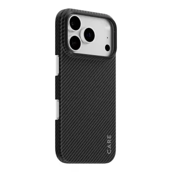 CARE by PanzerGlass Discovery dėklas su MagSafe, skirtas iPhone 17 Pro - permatomas
