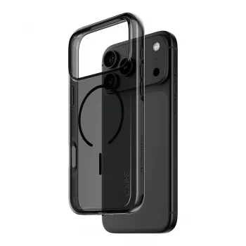 CARE by PanzerGlass Smokey dėklas su juodu MagSafe iPhone 17 Pro Max