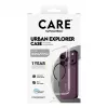 CARE by PanzerGlass Urban Explorer dėklas permatomas su juodu MagSafe iPhone 17 Pro