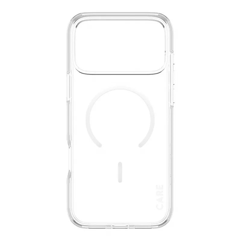 CARE by PanzerGlass Urban Explorer dėklas permatomas su baltu MagSafe iPhone 17 Pro Max