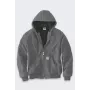 Carhartt Iconic Jacket J140 Firm Duck Active - Vyriška darbo striukė su pamušalu iš dygsniuoto flanelės, atspari vandeniui, Original Fit
