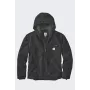 Carhartt vyriška Washed Duck striukė su Sherpa pamušalu, juoda, L dydis